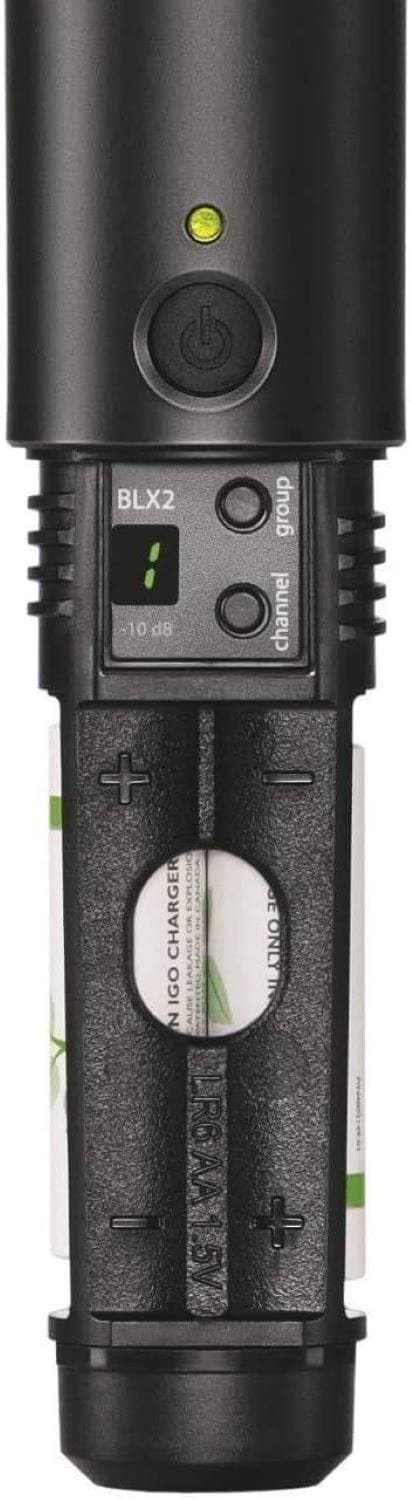 Shure BLX2/PG58 Handheld Transmitter w/ PG58 Capsule, H10 Band - PSSL ProSound and Stage Lighting