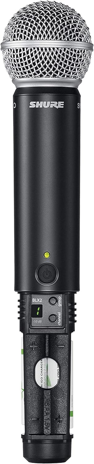 Shure BLX2/SM58 Handheld Transmitter with SM58 Capsule - H9 Band