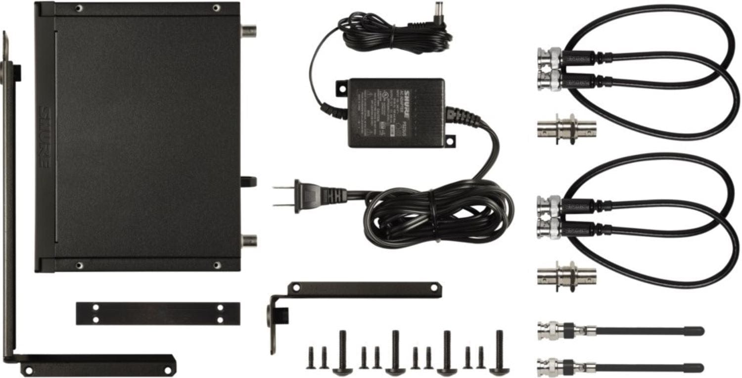 Shure BLX24R Wireless Vocal Rack-mount Set w/ Beta 58A, H11 Band - PSSL ProSound and Stage Lighting