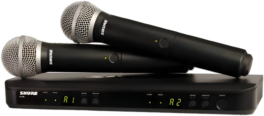 Shure BLX288/PG58 Dual Wireless Mic System H10