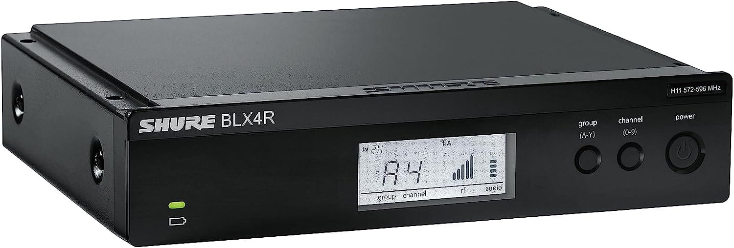 Shure BLX4R Wireless Receiver for BLX-R Wireless System, H10 Band - PSSL ProSound and Stage Lighting