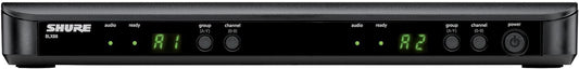 Shure BLX88 Dual Wireless Receiver for BLX Wireless System, H9 Band - PSSL ProSound and Stage Lighting