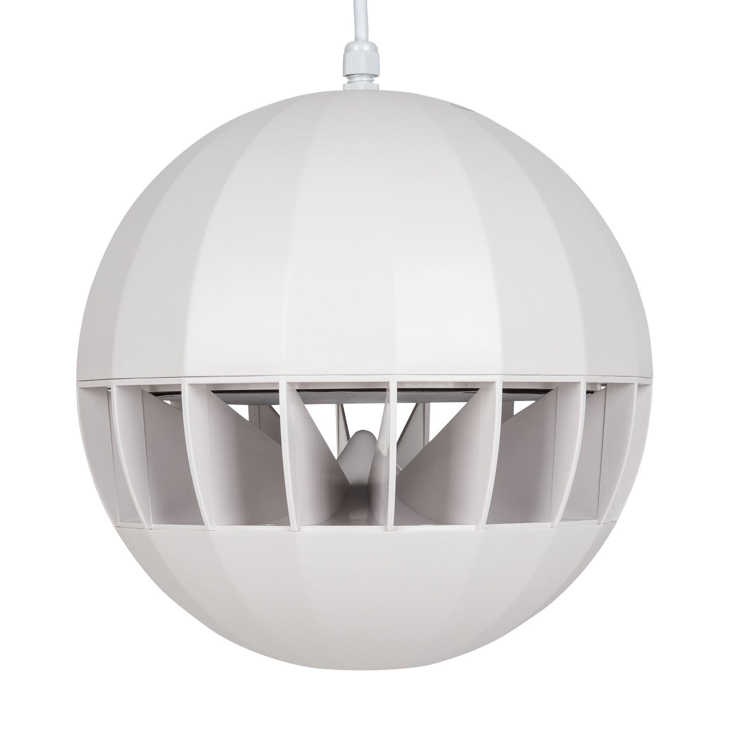 RCF BS 8 Passive Pendent Ball Speaker, 5/10/20W, 100V, 5M Suspension Cable (White)