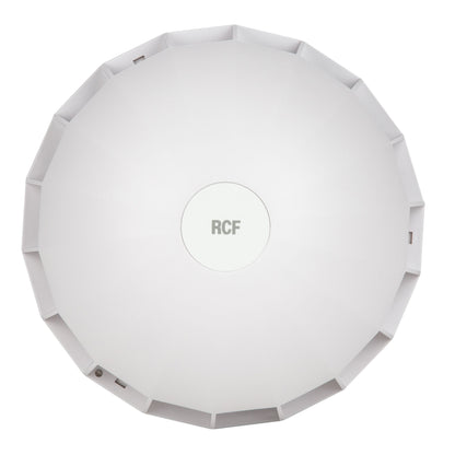 RCF BS 8 Passive Pendent Ball Speaker, 5/10/20W, 100V, 5M Suspension Cable (White)