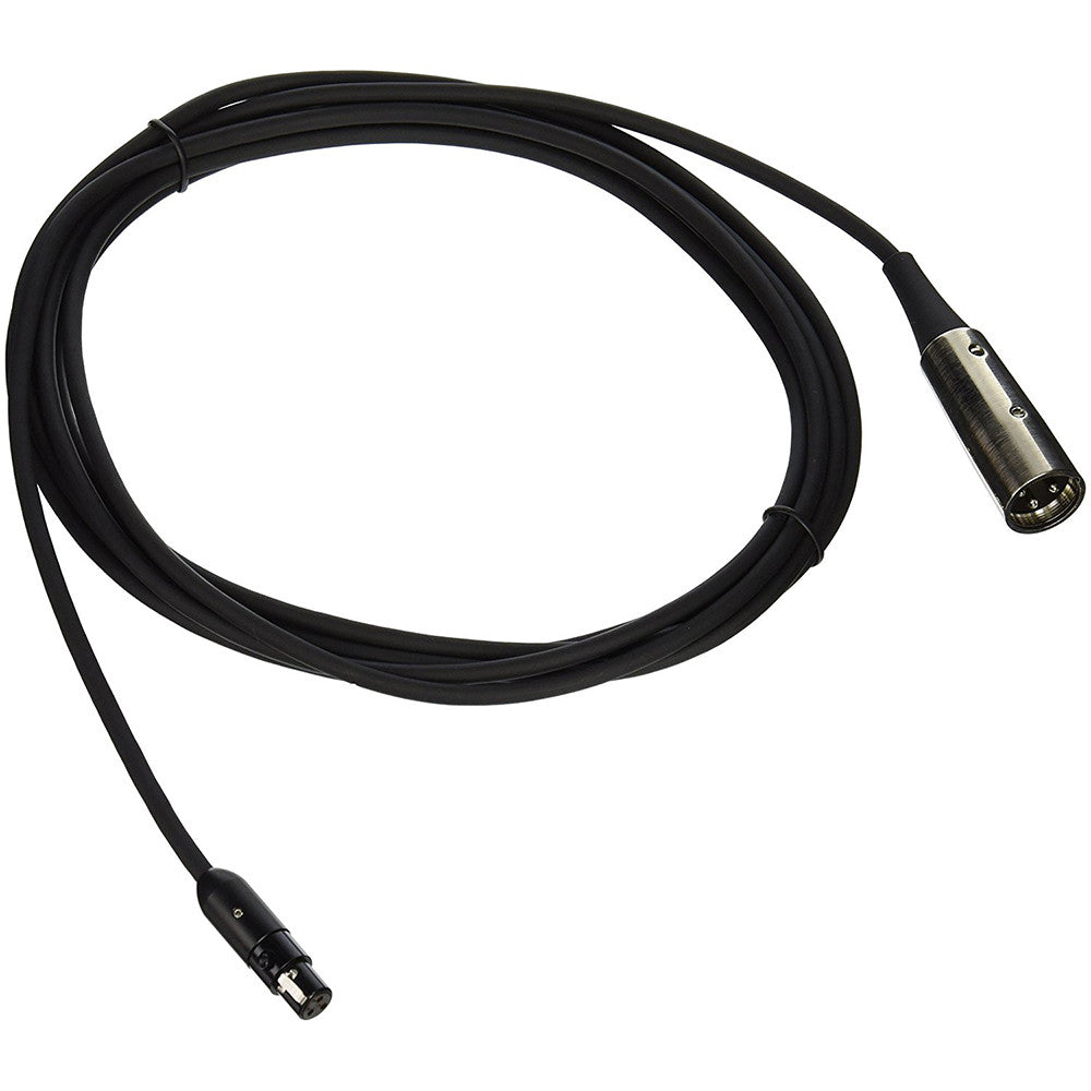 Shure C129 12' Cable, 3-Pin Mini Connector (TA3F) to Male XLR, Used with MX393