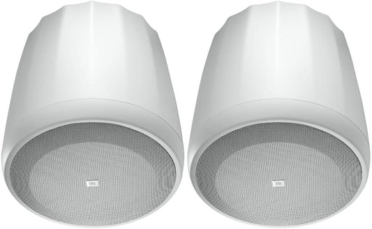 JBL C67HC/T-WH 6.5-Inch Narrow Coverage High Ceiling Pendant Speaker Pair - White - PSSL ProSound and Stage Lighting