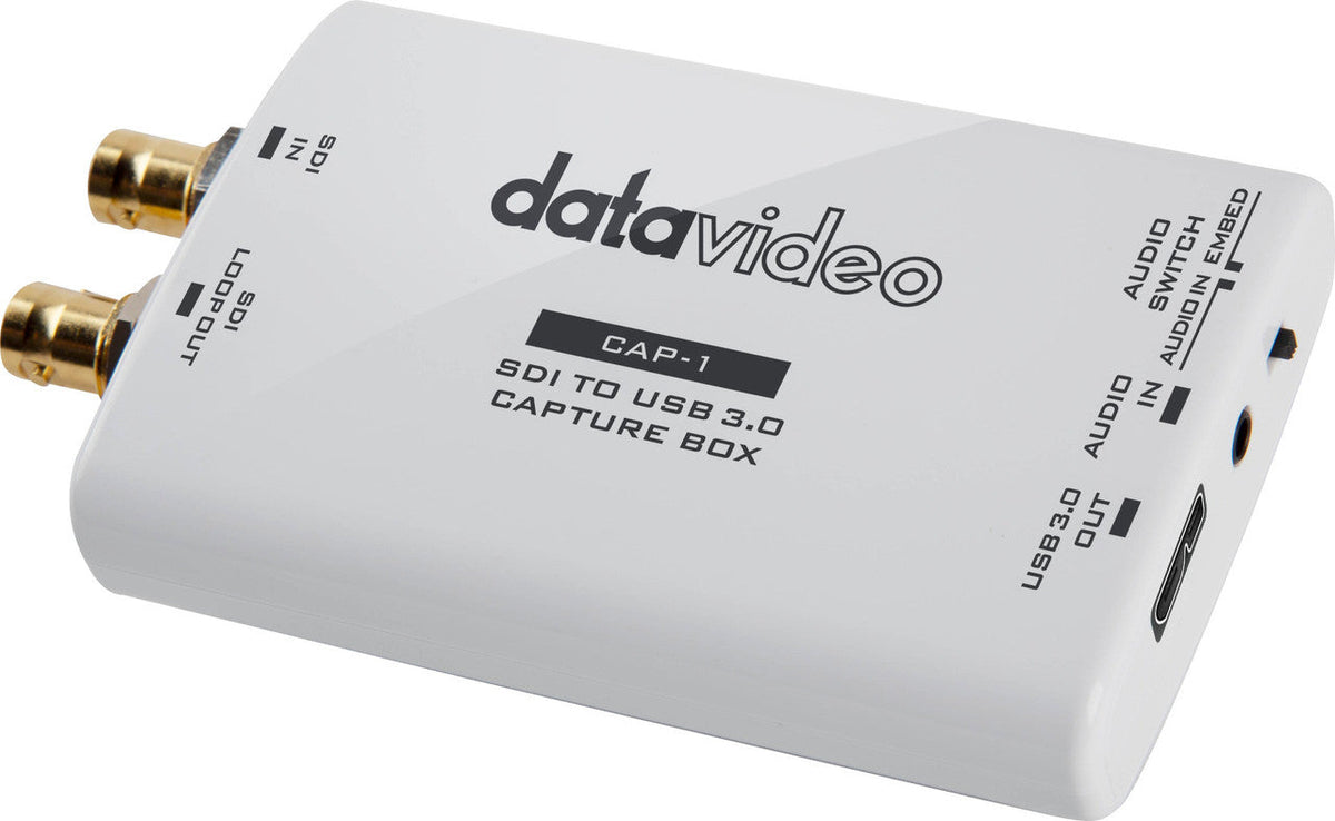 Datavideo CAP-1 SDI to USB 3.0 capture box.