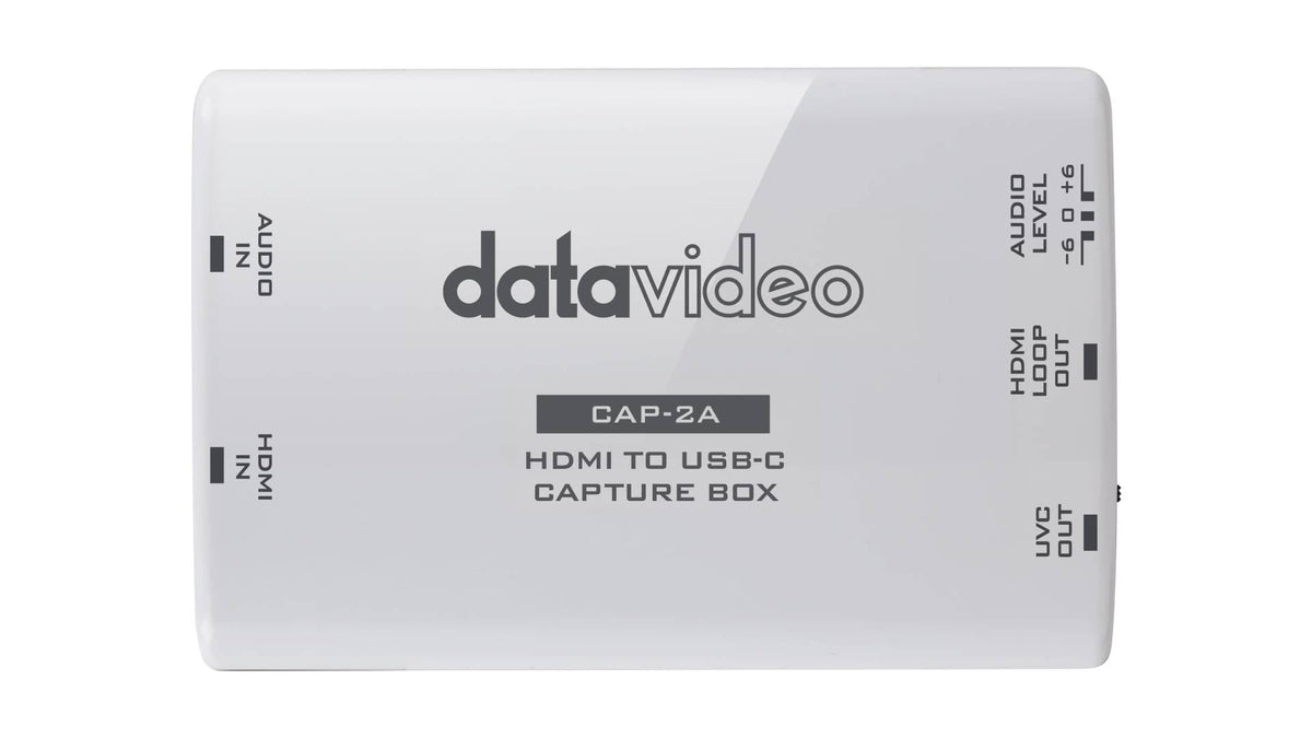 Datavideo CAP-2A HDMI to USB 3.0 capture box.