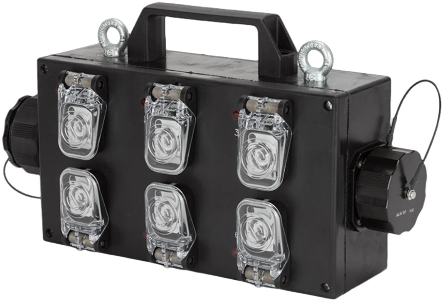 RCF CBL LKS 19 BREAKOUT Weatherproof Power Box - LKS19 Input / Output to 6X PowerCON Outputs - PSSL ProSound and Stage Lighting