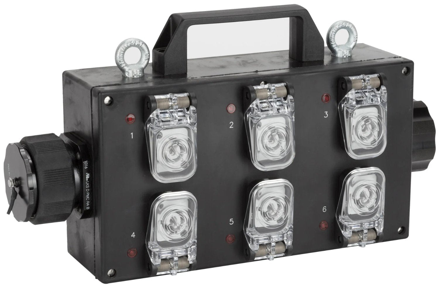 RCF CBL LKS 19 BREAKOUT Weatherproof Power Box - LKS19 Input / Output to 6X PowerCON Outputs - PSSL ProSound and Stage Lighting