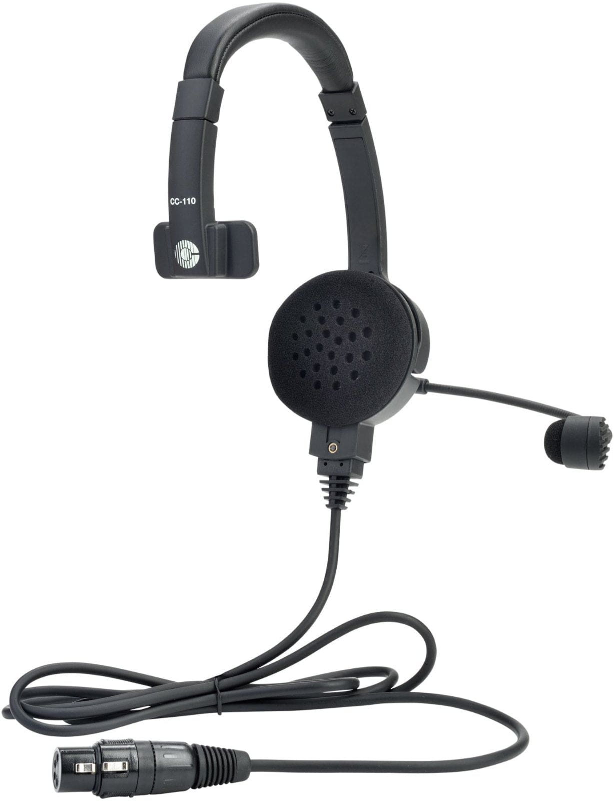 Clear-Com CC-110-X6 Single Ear Headset XLR (M) 6-Pin with Dynamic Microphone - PSSL ProSound and Stage Lighting