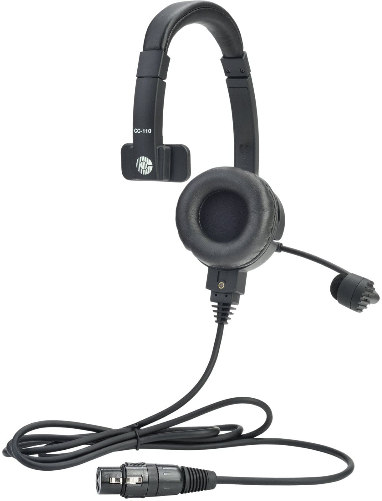 Clear-Com CC-110-X6 Single Ear Headset XLR (M) 6-Pin with Dynamic Microphone - PSSL ProSound and Stage Lighting