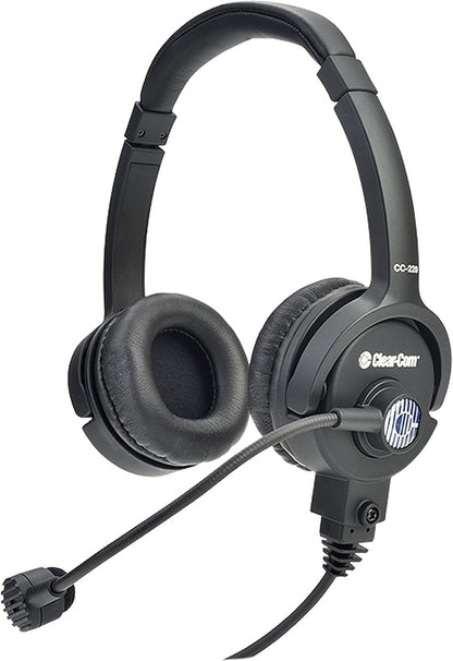 Clear-Com CC-220-MD4 Double Headset Ear Mini DIN (M) 4-Pin with Dynamic Mic - PSSL ProSound and Stage Lighting