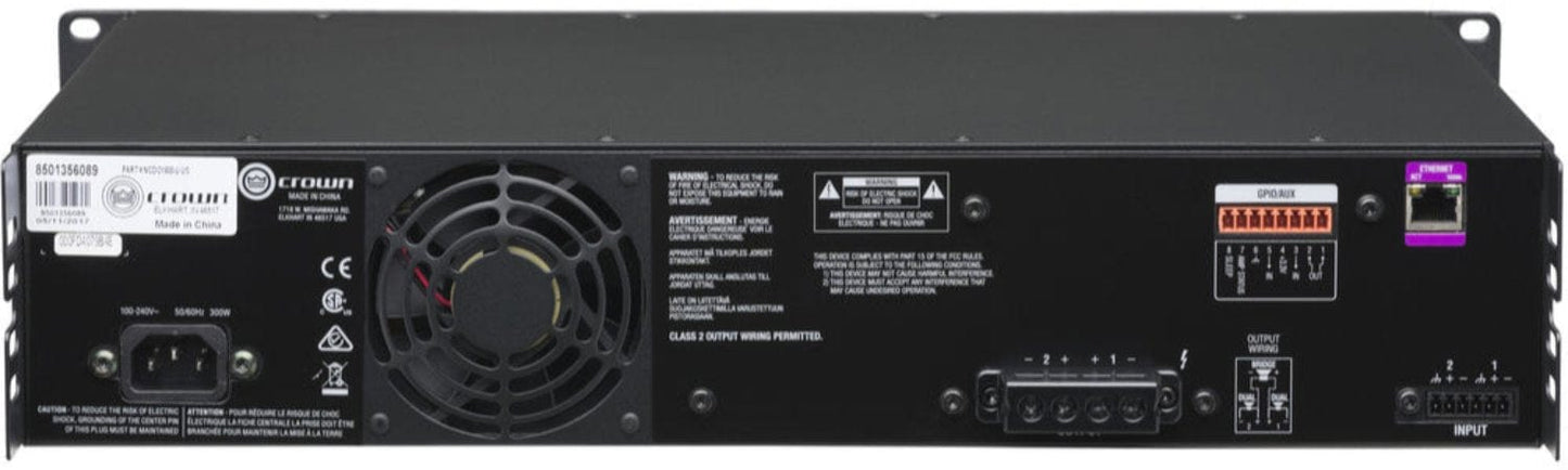 Crown CDi2x600 2-Channel 600 Watt Power Amplifier - PSSL ProSound and Stage Lighting