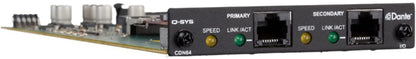 Q-SYS CDN64 64x64 Q-SYS Dante Audio Bridge Card - PSSL ProSound and Stage Lighting