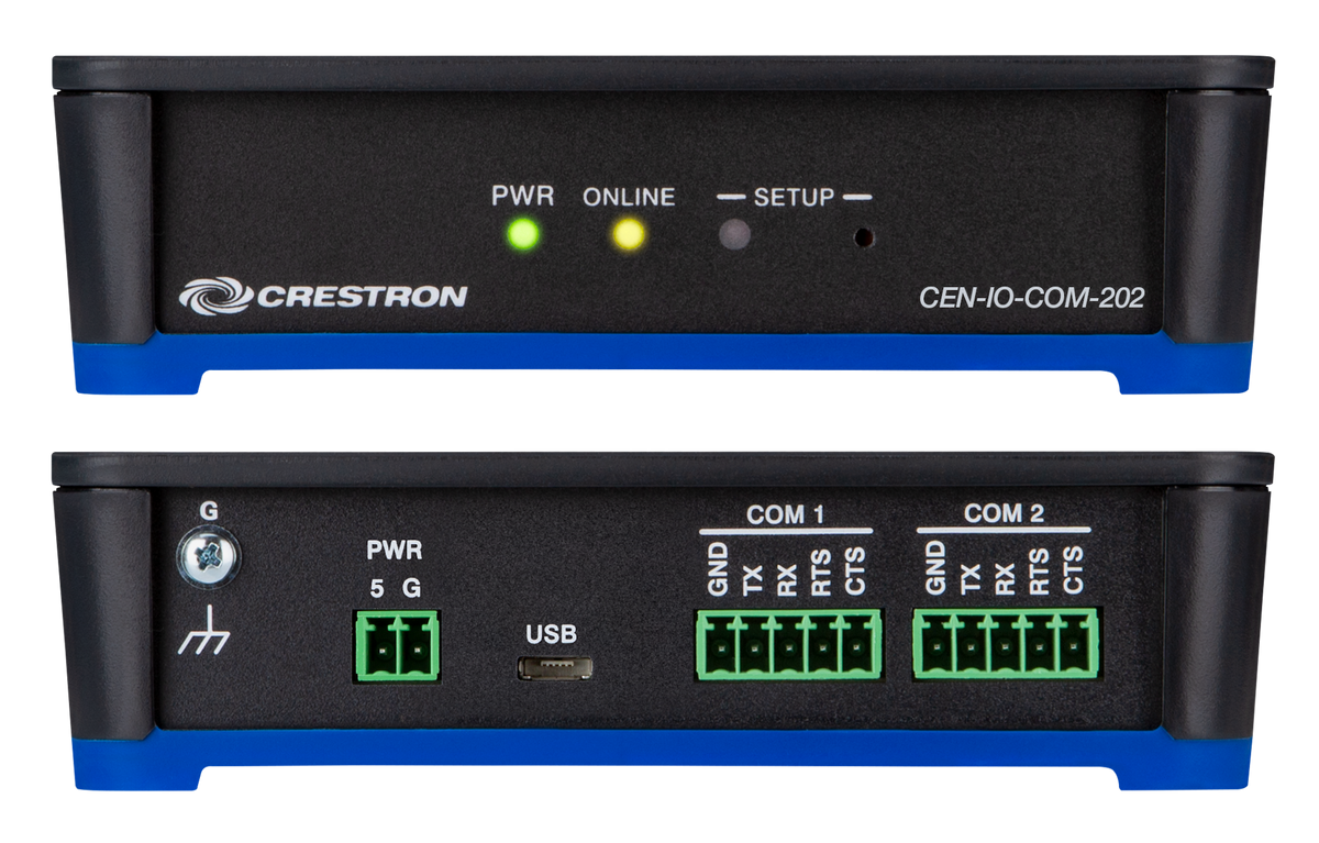 Crestron CEN-IO-COM-202 Wi-Fi Network I/O Extender with 2 COM Ports