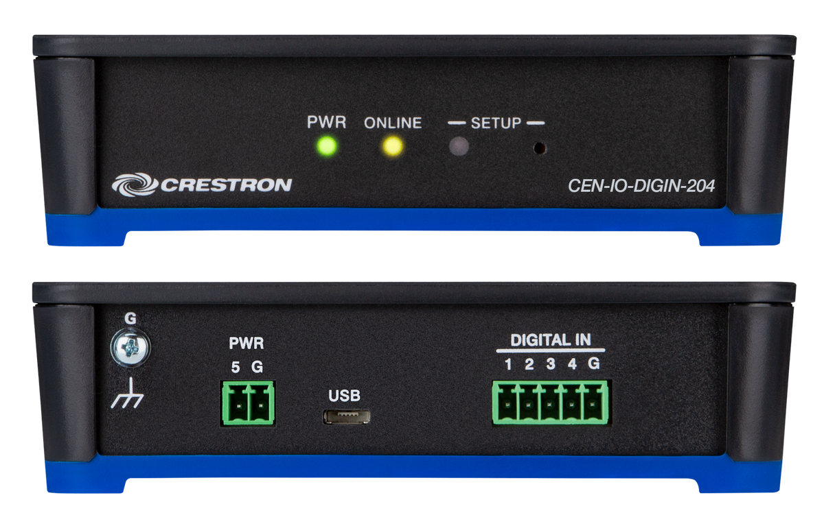 Crestron CEN-IO-DIGIN-204 Wi-Fi Network I/O Extender with 4 Digital Inputs