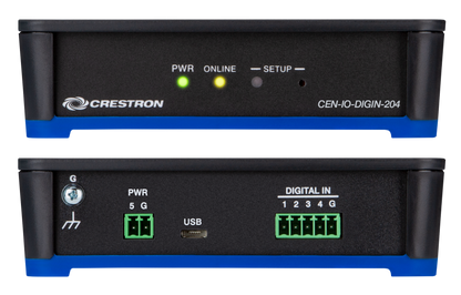 Crestron CEN-IO-DIGIN-204 Wi-Fi Network I/O Extender with 4 Digital Inputs