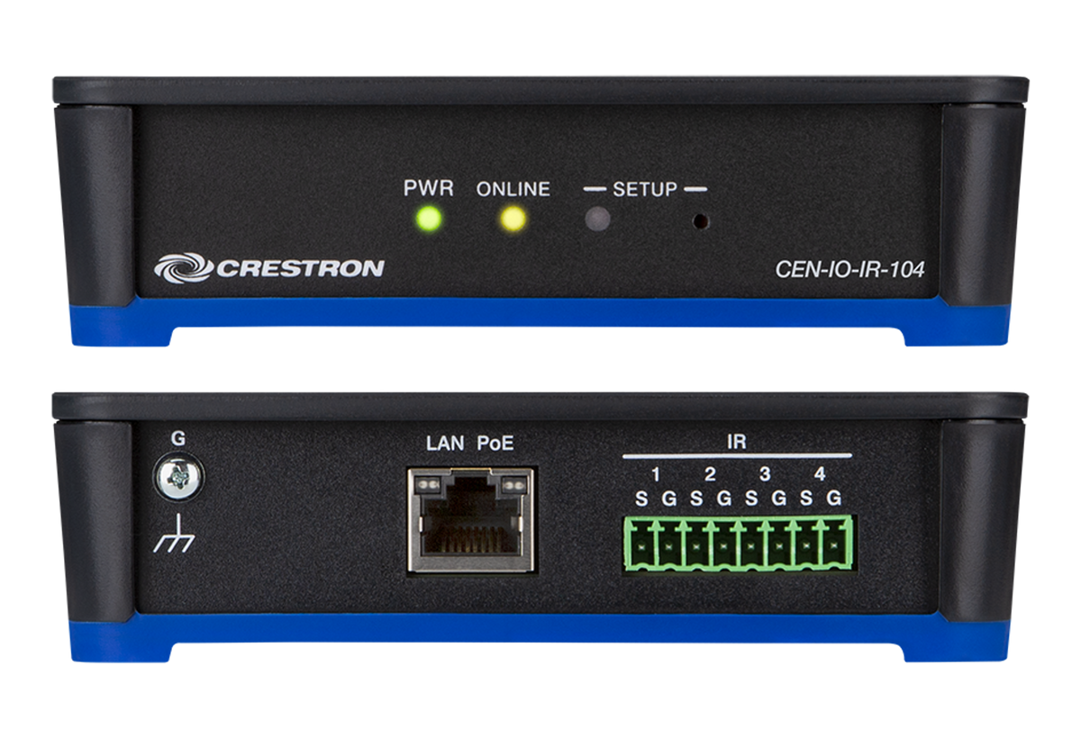 Crestron CEN-IO-IR-104 Wired Ethernet Module with 4 IR Ports
