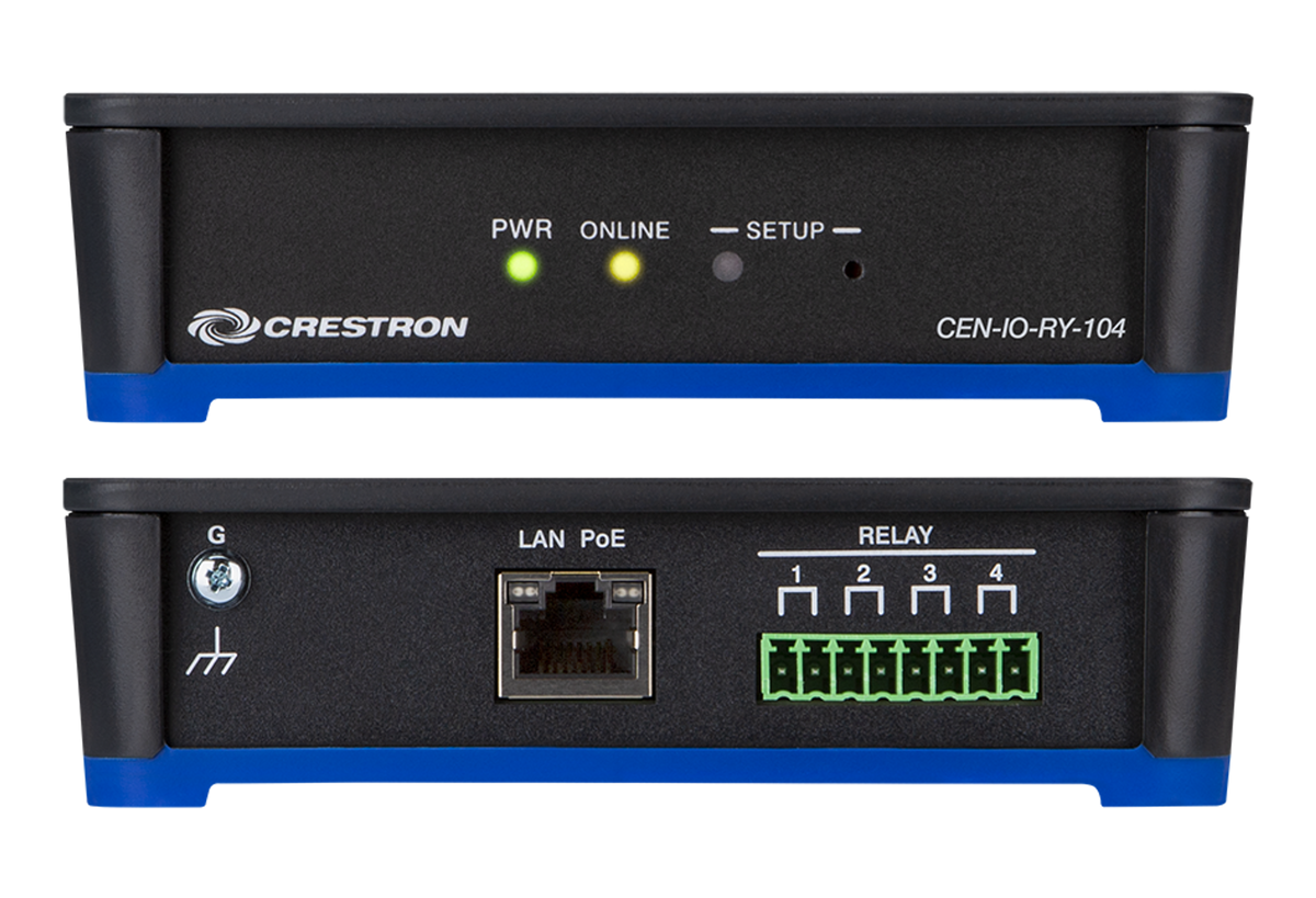 Crestron CEN-IO-RY-104 Wired Ethernet Module with 4 Relay Ports