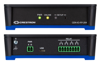 Crestron CEN-IO-RY-204 Wi-Fi Network I/O Extender with 4 Relay Ports