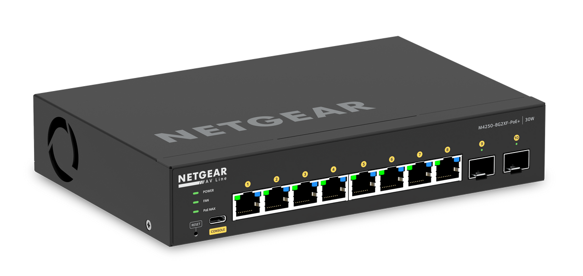 Crestron CEN-SWPOE-10 10 Port PoE+ Managed Switch