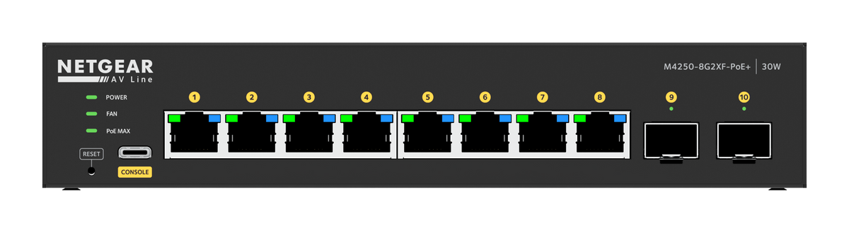 Crestron CEN-SWPOE-10 10 Port PoE+ Managed Switch