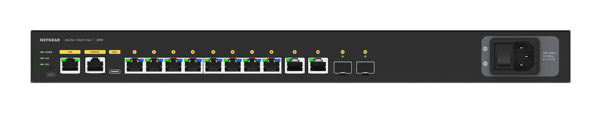 Crestron CEN-SWPOE-12 12 Port PoE+ Managed Switch