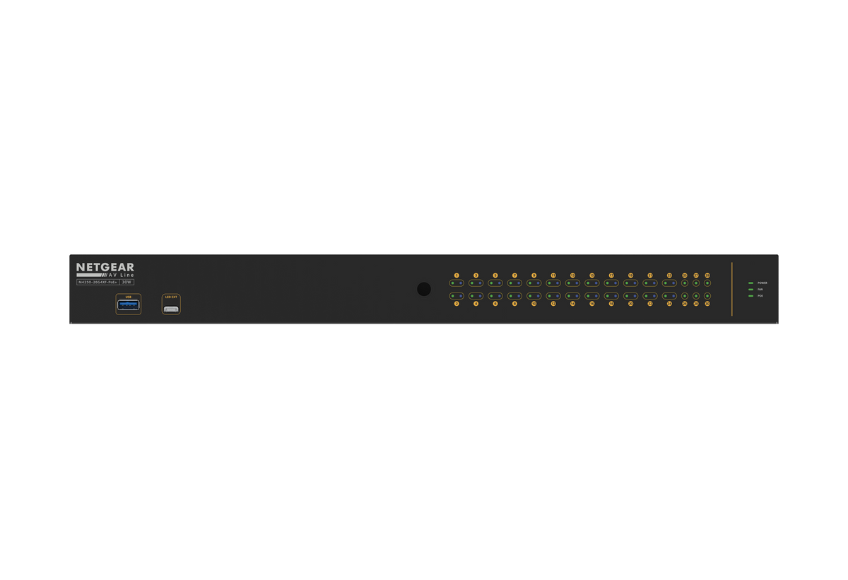 Crestron CEN-SWPOE-30-TAA 30 Port PoE+ Managed Switch, TAA Compliant