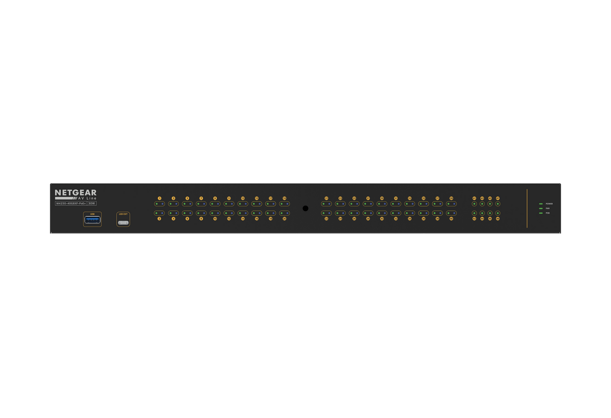 Crestron CEN-SWPOE-48-TAA 48 Port PoE+ Managed Switch, TAA Compliant