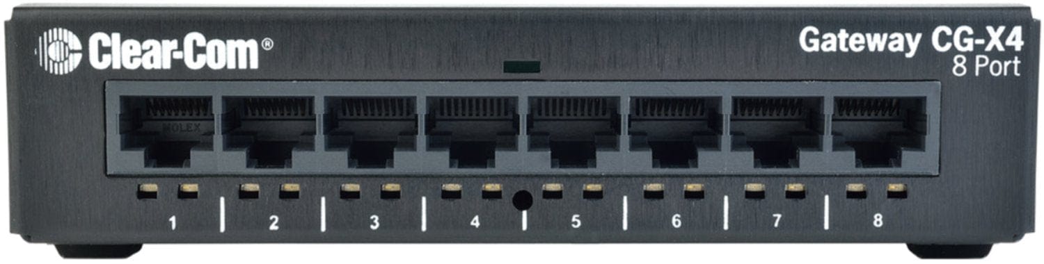 Clear-Com Clear-Com X4 Gateway - 1 Port IP / 7 Ports / 4-Wire - ProSound and Stage Lighting