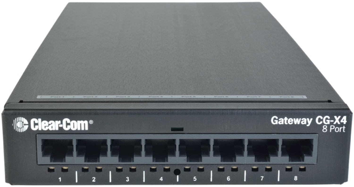 Clear-Com Clear-Com X4 Gateway - 1 Port IP / 7 Ports / 4-Wire - ProSound and Stage Lighting