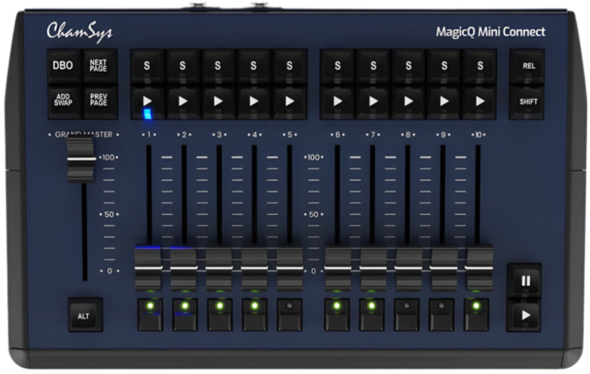 ChamSys CHAMMQMINICONNECT MagicQ MINI CONNECT USB Powered Control Surface - PSSL ProSound and Stage Lighting