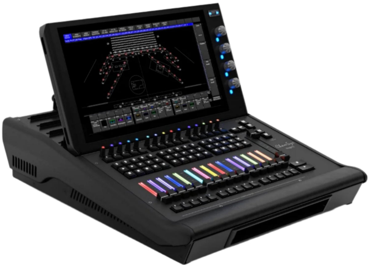 ChamSys CHAMMQSTPLWINGWITHCASE MagicQ MQ500M Stadium Wing Playback Console with Case - PSSL ProSound and Stage Lighting