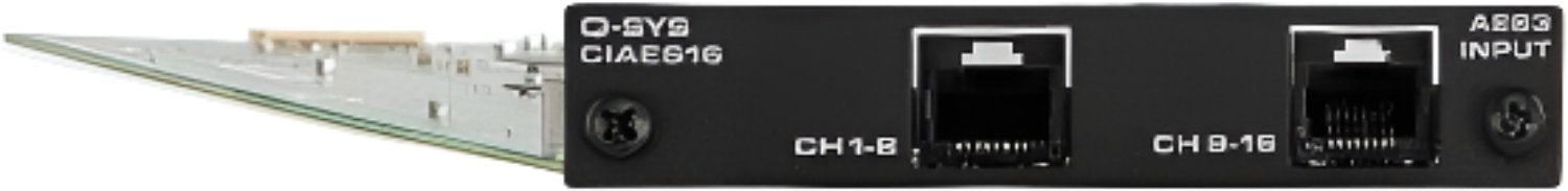 Q-SYS CIAES-16 16-Channel AES/EBU Input Card - PSSL ProSound and Stage Lighting