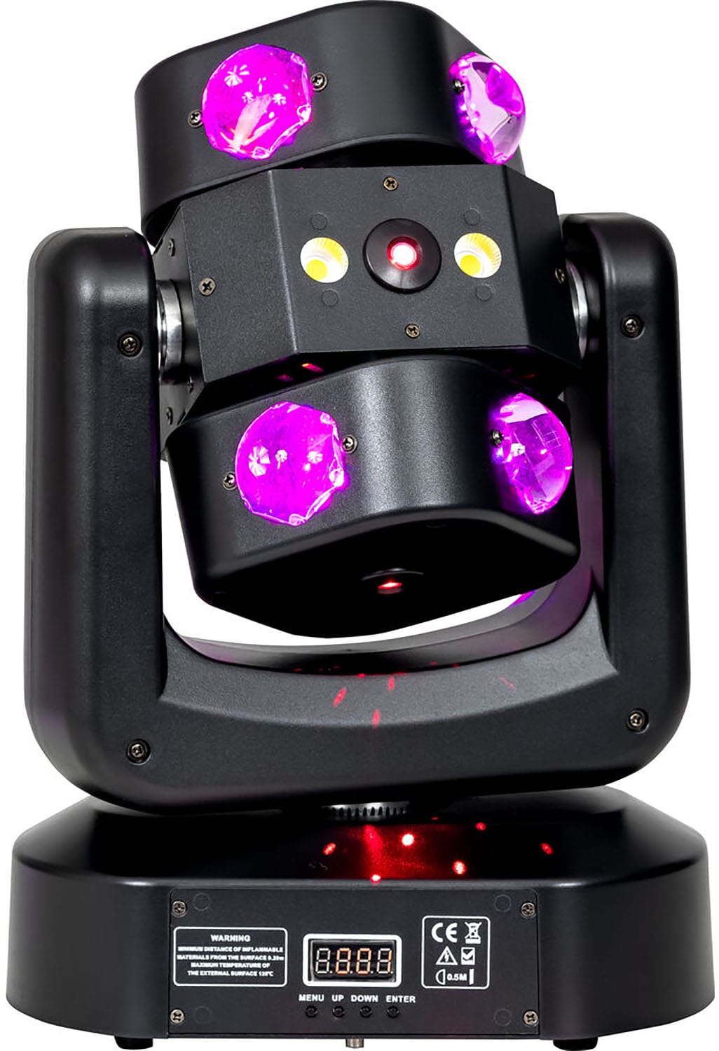 ColorKey CKU-1072 Droid FX Multi-Effect Moving Head Fixture with LED Beams - PSSL ProSound and Stage Lighting