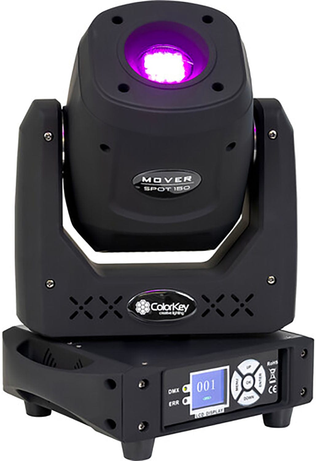 ColorKey CKU-5053 Mover Spot 150 LED Bundle - 2-Pack with Flight Case Trolley - PSSL ProSound and Stage Lighting