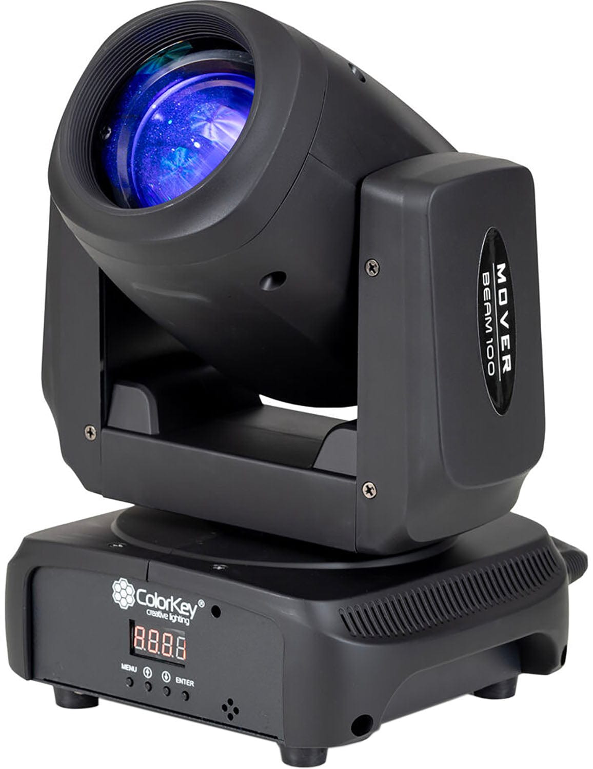 ColorKey CKU-5060 Mover Beam 100 LED Moving Head Fixture - PSSL ProSound and Stage Lighting