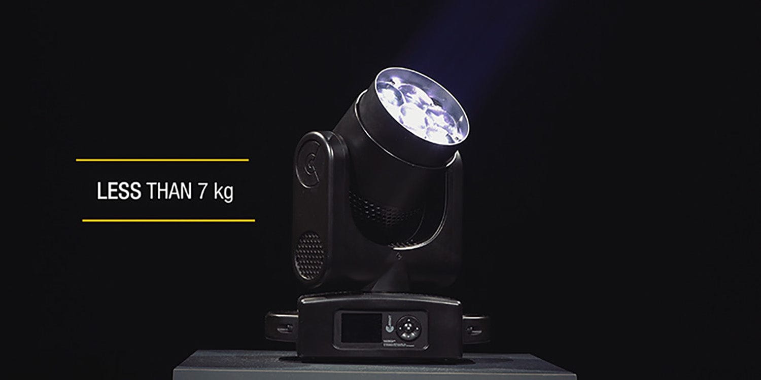 Clay Paky Mini-B WW 7x 40-Watt RGBWarmWhite LED Moving Head – Solotech