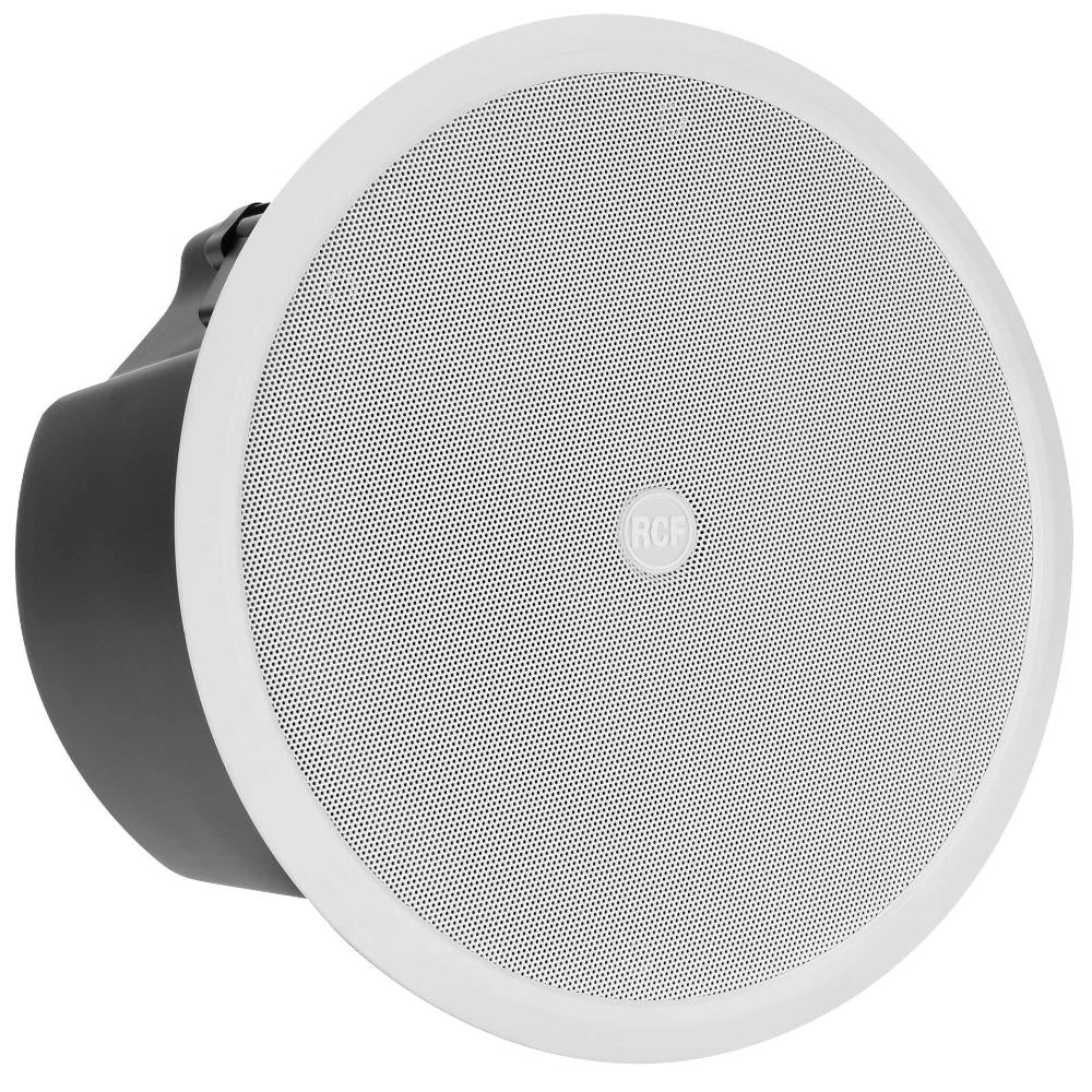 RCF CMR-S-60T-W Passive 320W 6.5" 2-Way Ceiling Subwoofer w/ Transformer - 8 ?, 70/100V (White)