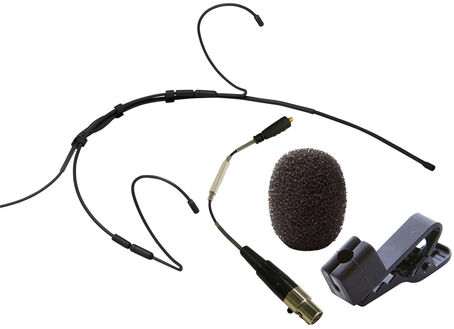 Point Source Audio CO-8WD-XAK SERIES8 Omni Headset Microphone for AKG and Audix - Black - PSSL ProSound and Stage Lighting