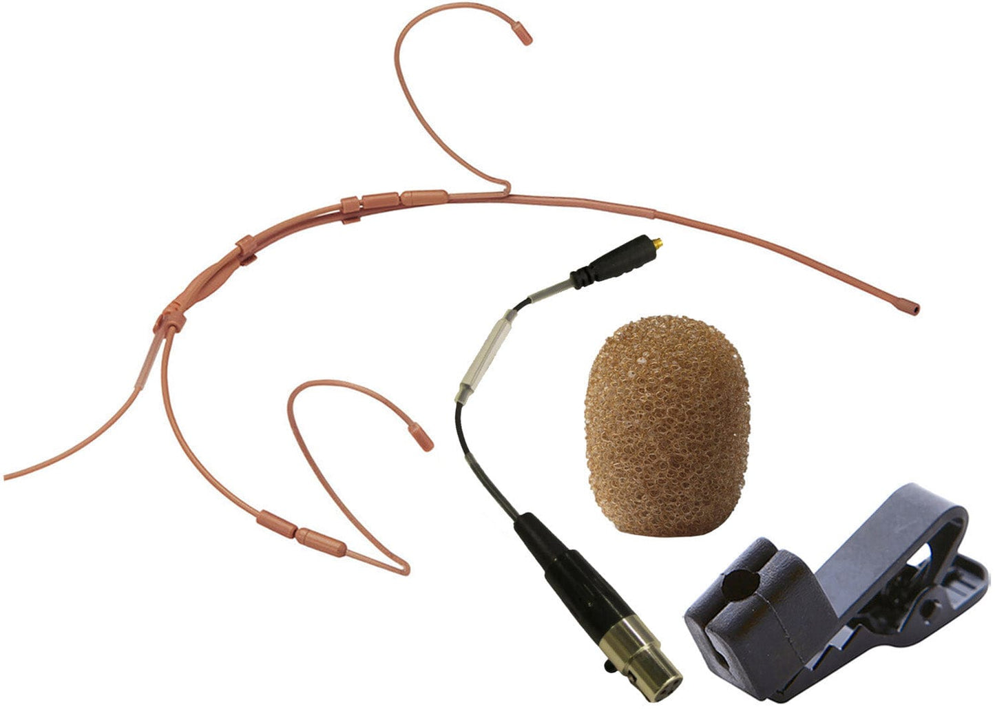 Point Source Audio CO-8WD-XLE SERIES8 Omni Headset Microphone for Lectrosonics - Brown - PSSL ProSound and Stage Lighting