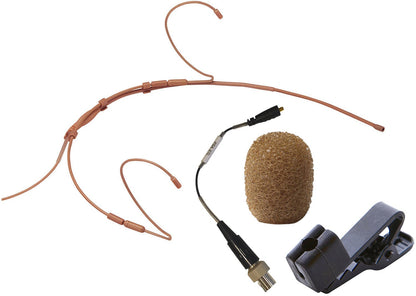 Point Source Audio CO-8WD-XMP SERIES8 Omni Headset Microphone for MiPro - Brown - PSSL ProSound and Stage Lighting