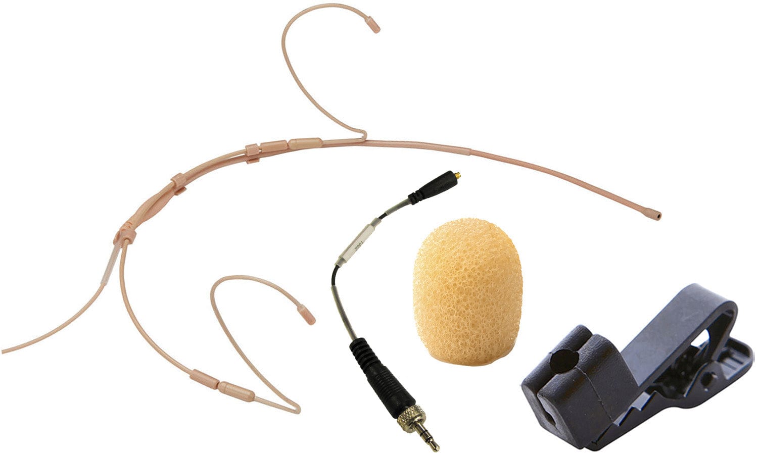 Point Source Audio CO-8WD-XSE SERIES8 Omni Headset Microphone for Sennheiser - Beige - PSSL ProSound and Stage Lighting