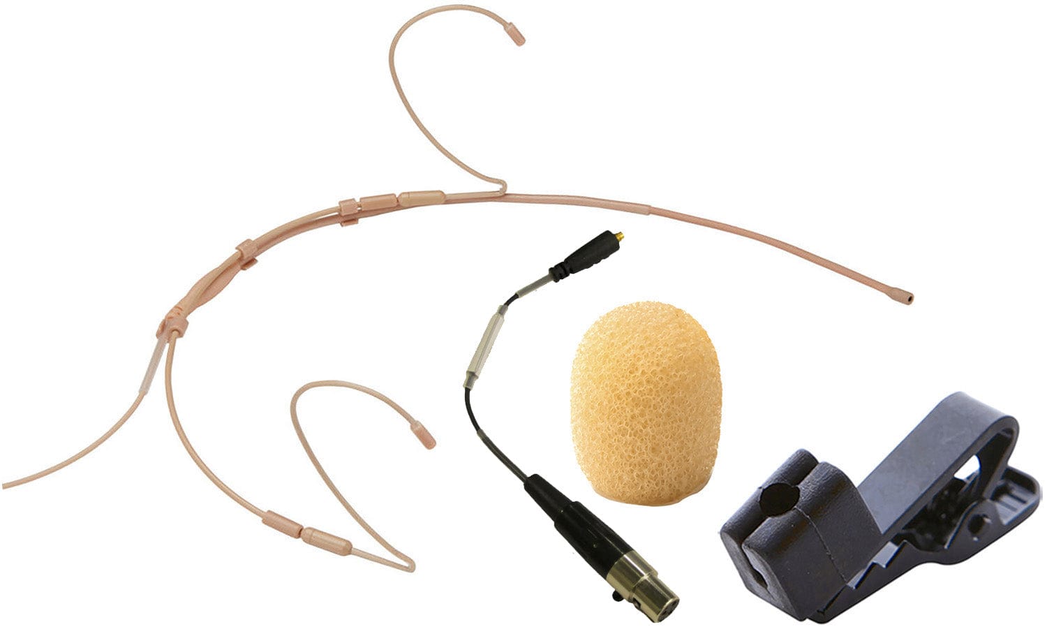 Point Source Audio CO-8WD-XSH SERIES8 Omni Headset Microphone for Shure - Beige - PSSL ProSound and Stage Lighting