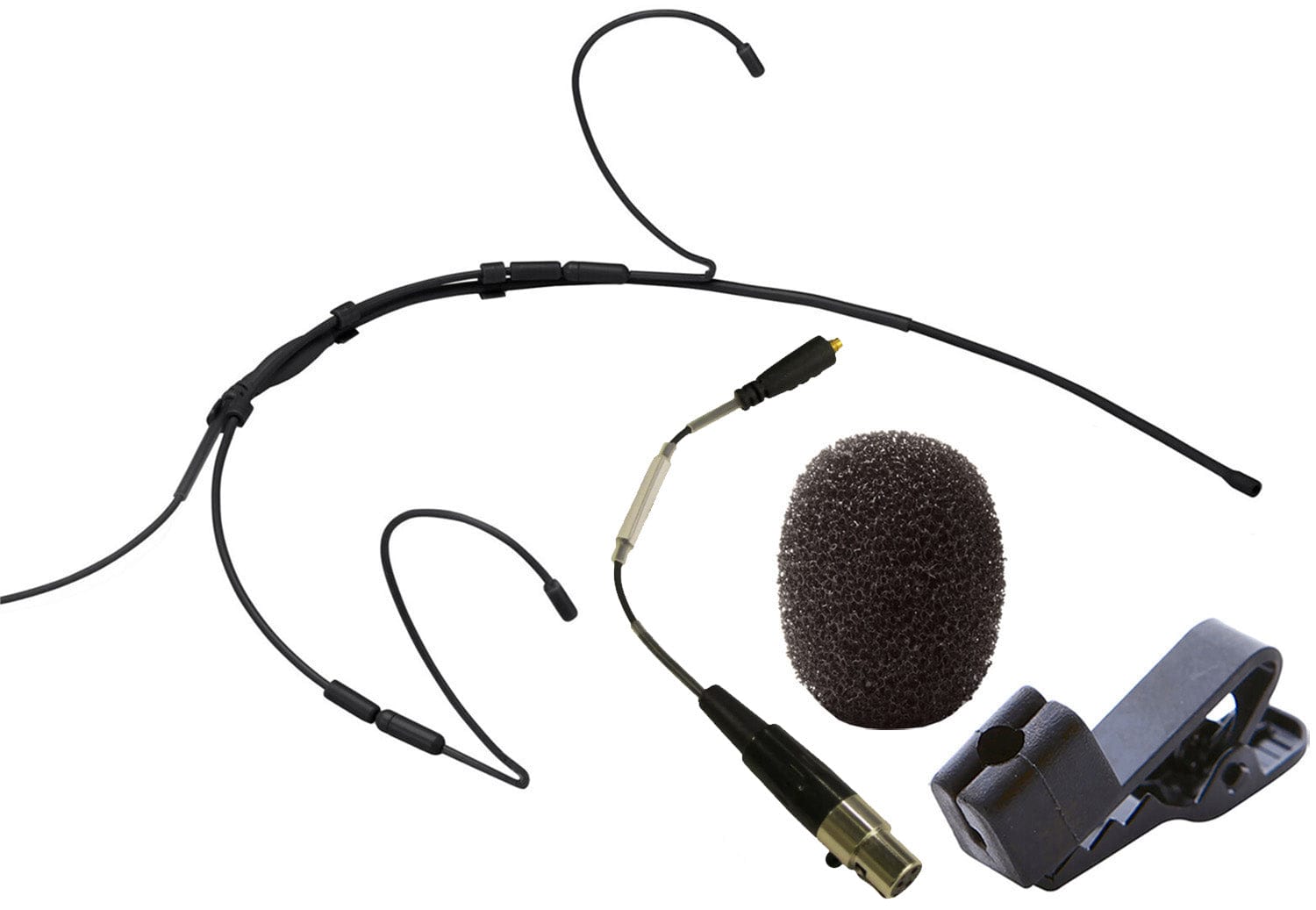 Point Source Audio CO-8WD-XSH SERIES8 Omni Headset Microphone for Shure - Black - PSSL ProSound and Stage Lighting