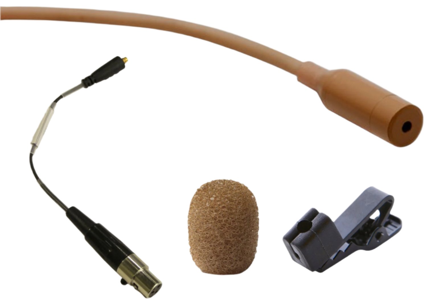 Point Source Audio CO-8WL-XLE SERIES8 Omni Lavalier Microphone for Lectrosonics - Brown - PSSL ProSound and Stage Lighting