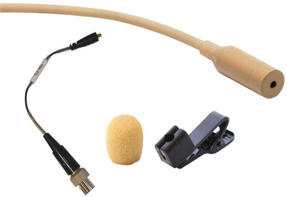 Point Source Audio CO-8WL-XMP SERIES8 Omni Lavalier Microphone for MiPro - Beige - PSSL ProSound and Stage Lighting