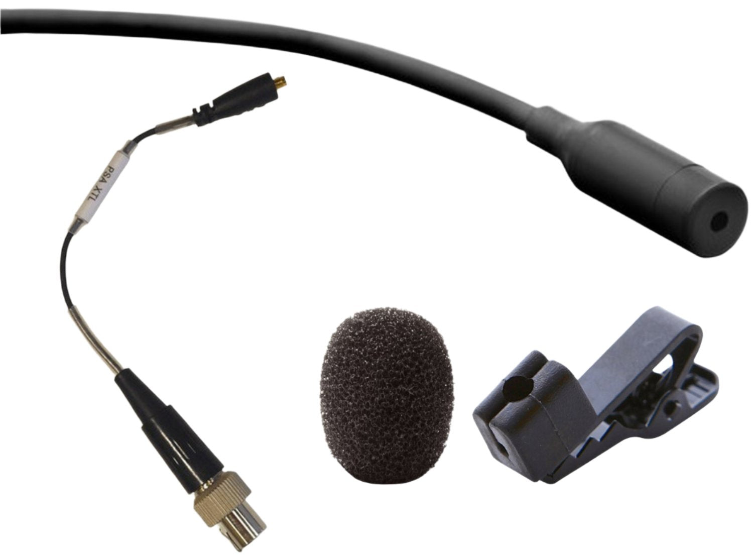 Point Source Audio CO-8WL-XMP SERIES8 Omni Lavalier Microphone for MiPro - Black - PSSL ProSound and Stage Lighting