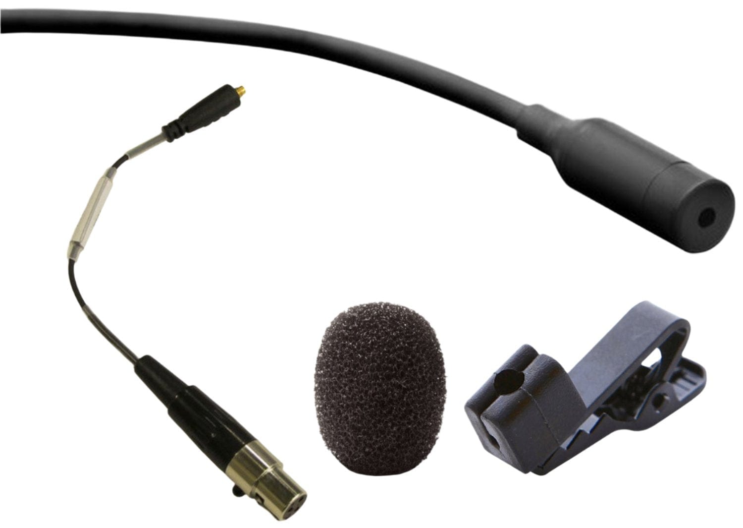 Point Source Audio CO-8WL-XSH SERIES8 Omni Lavalier Microphone for Shure - Black - PSSL ProSound and Stage Lighting